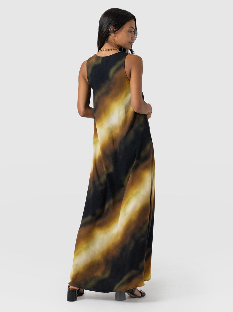 Celeste Maxi Dress - Yellow Gradient