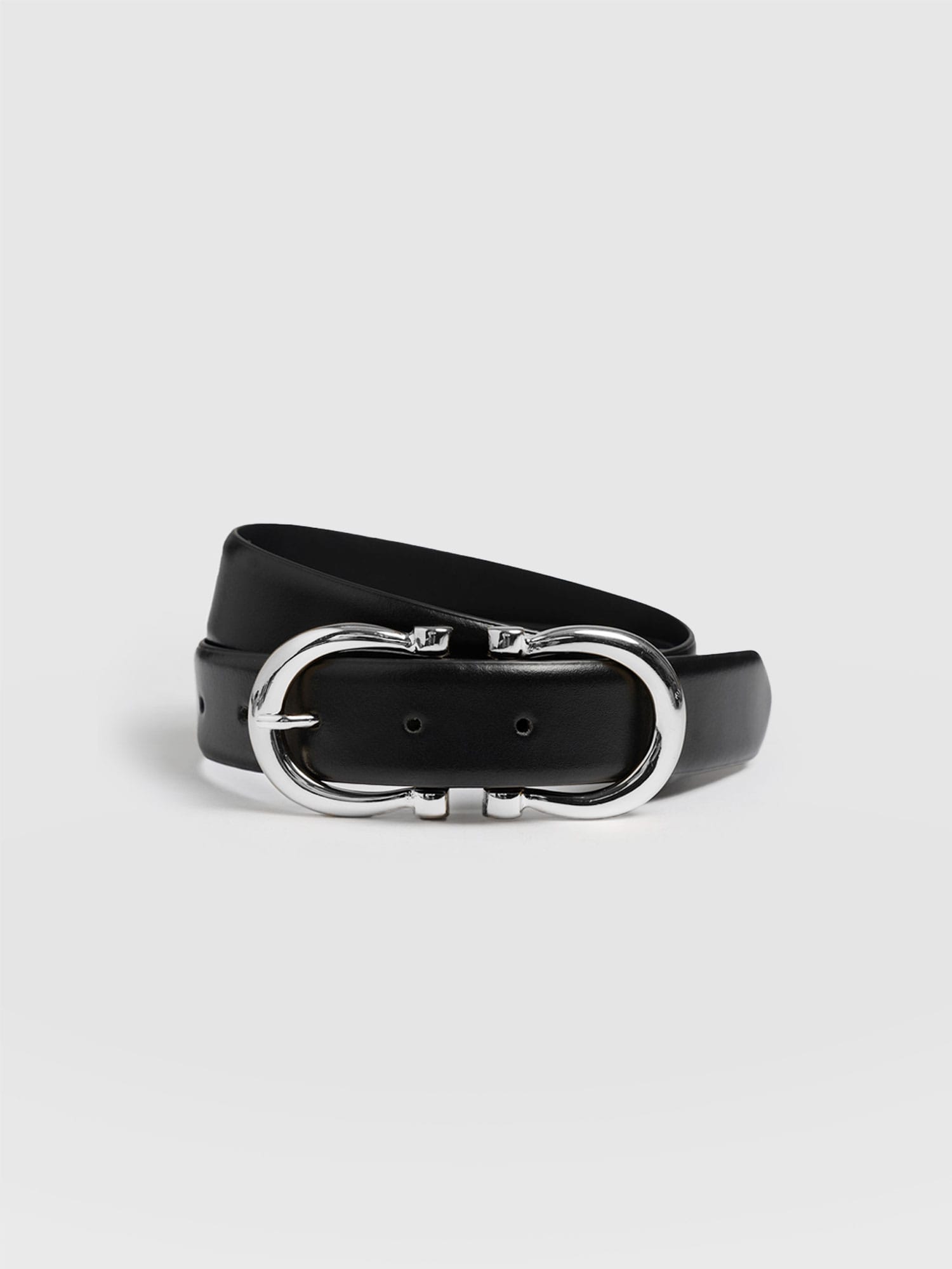 Chelsea Belt - Black/Silver - Women's Accessories | Saint + Sofia® UK