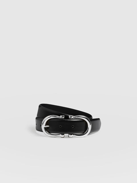Chelsea Belt - Black/Silver