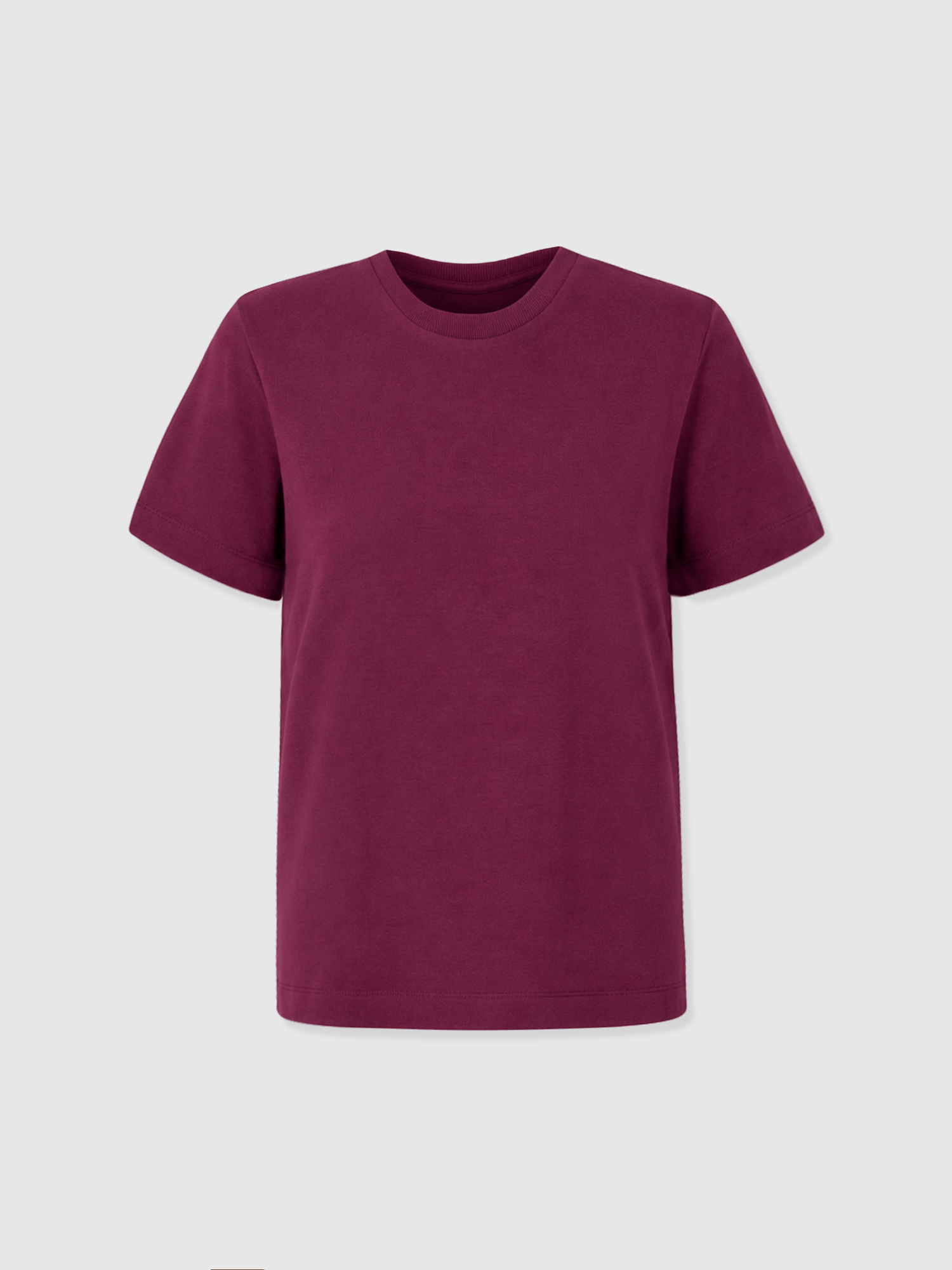 Chelsea Crew Neck Tee - Plum