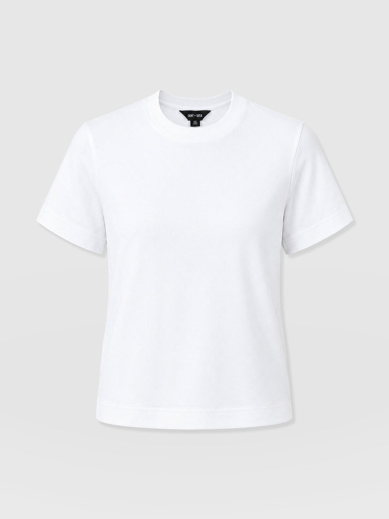 Chelsea Crew Neck Tee - White