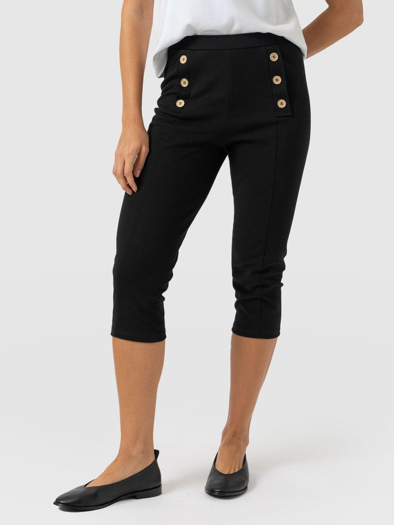 Chelsea Crop Legging Black