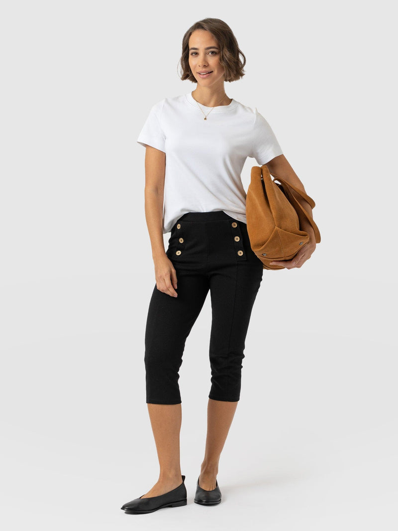 Chelsea Crop Legging Black