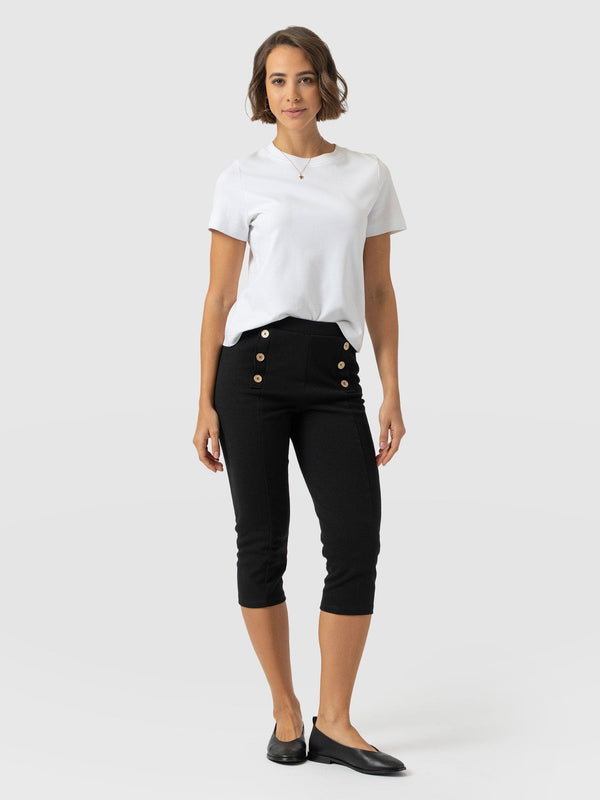 Chelsea Crop Legging Black