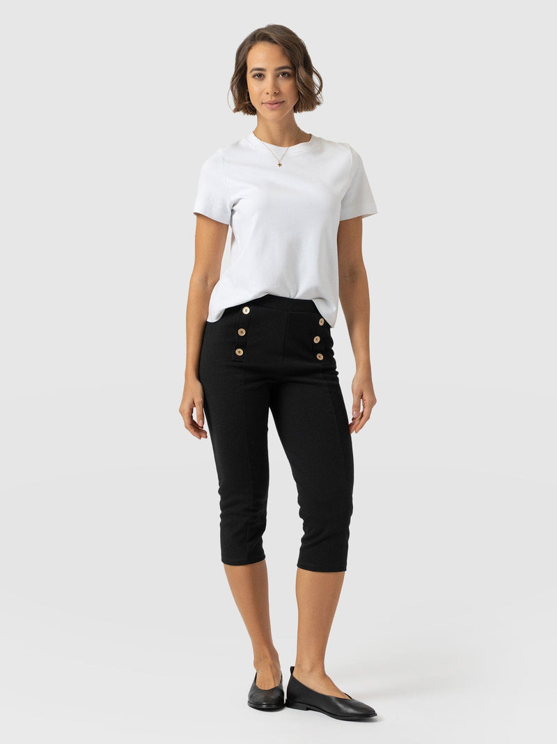 Chelsea Crop Legging Black