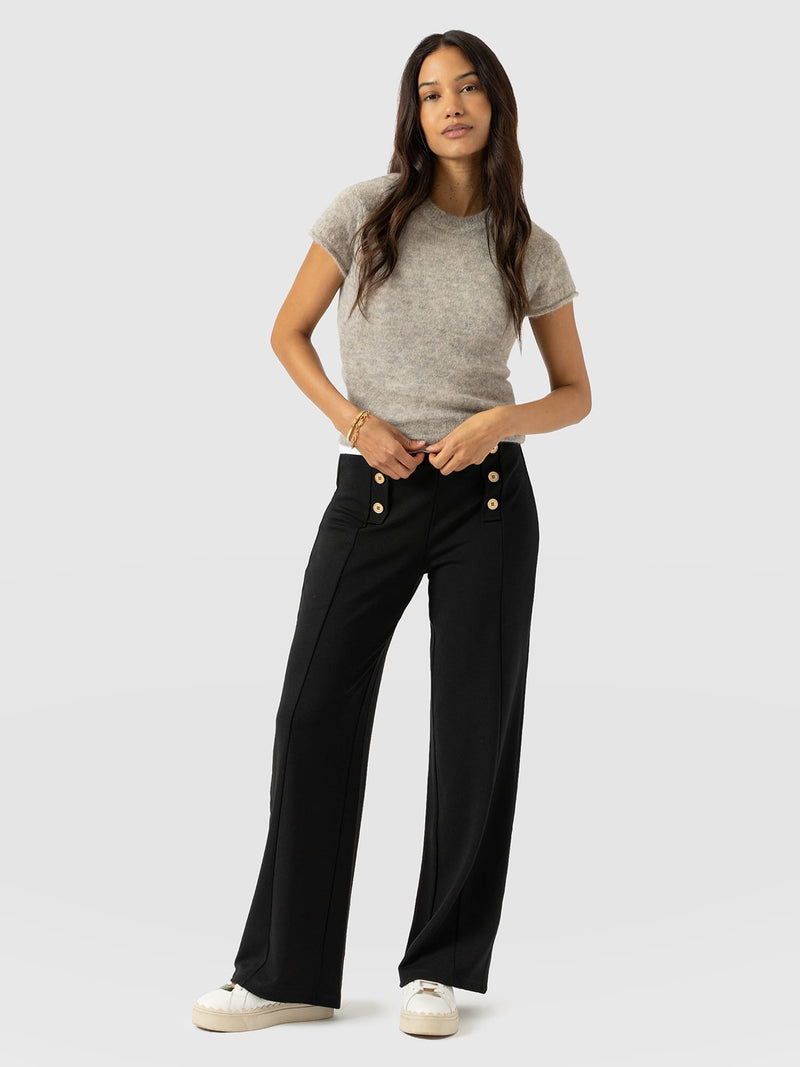 Chelsea Pant - Black Jersey