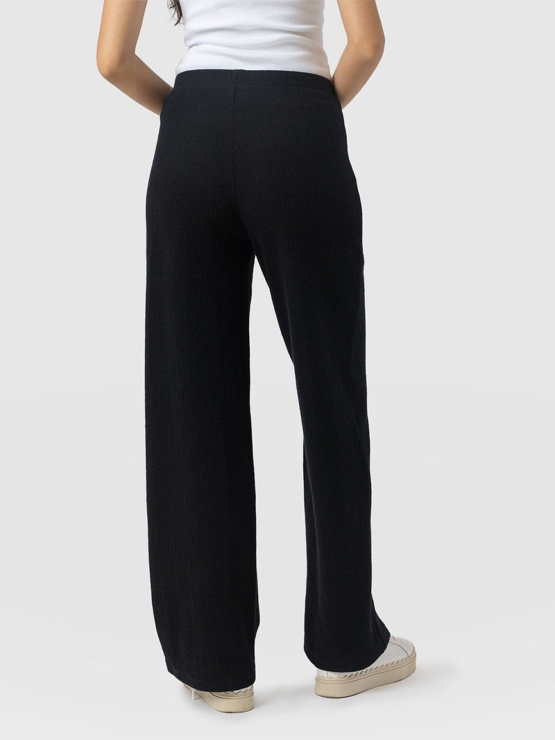 Chelsea Pant - Black Textured