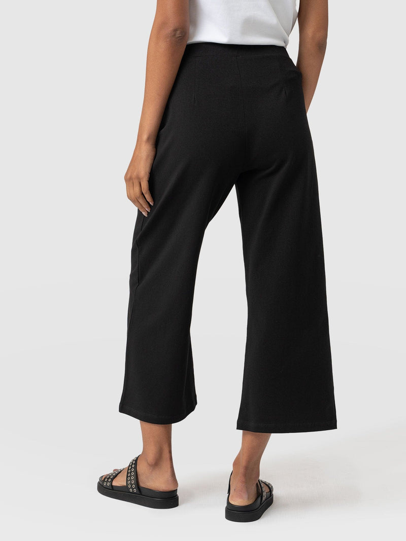 City Culotte - Black Pleats