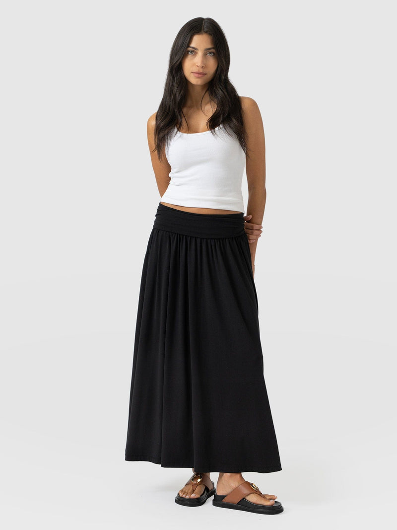Cleo Multiway Skirt - Black - Women's Skirts | Saint + Sofia® UK
