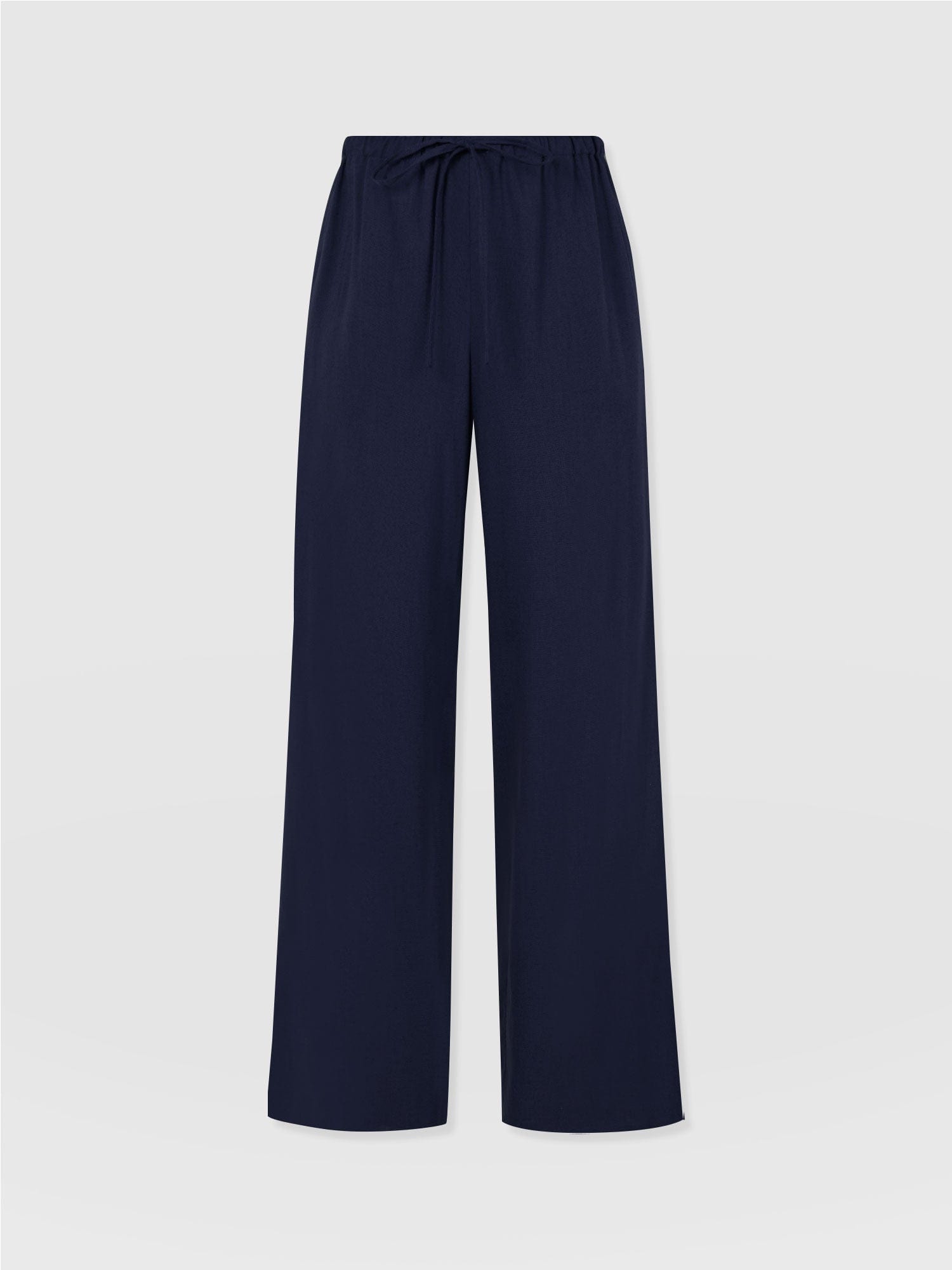 Corinne Linen Pant - Navy - Women's Trousers | Saint + Sofia® UK