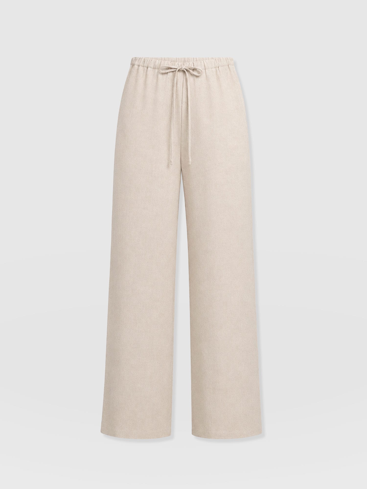 Corinne Linen Pant - Oatmeal