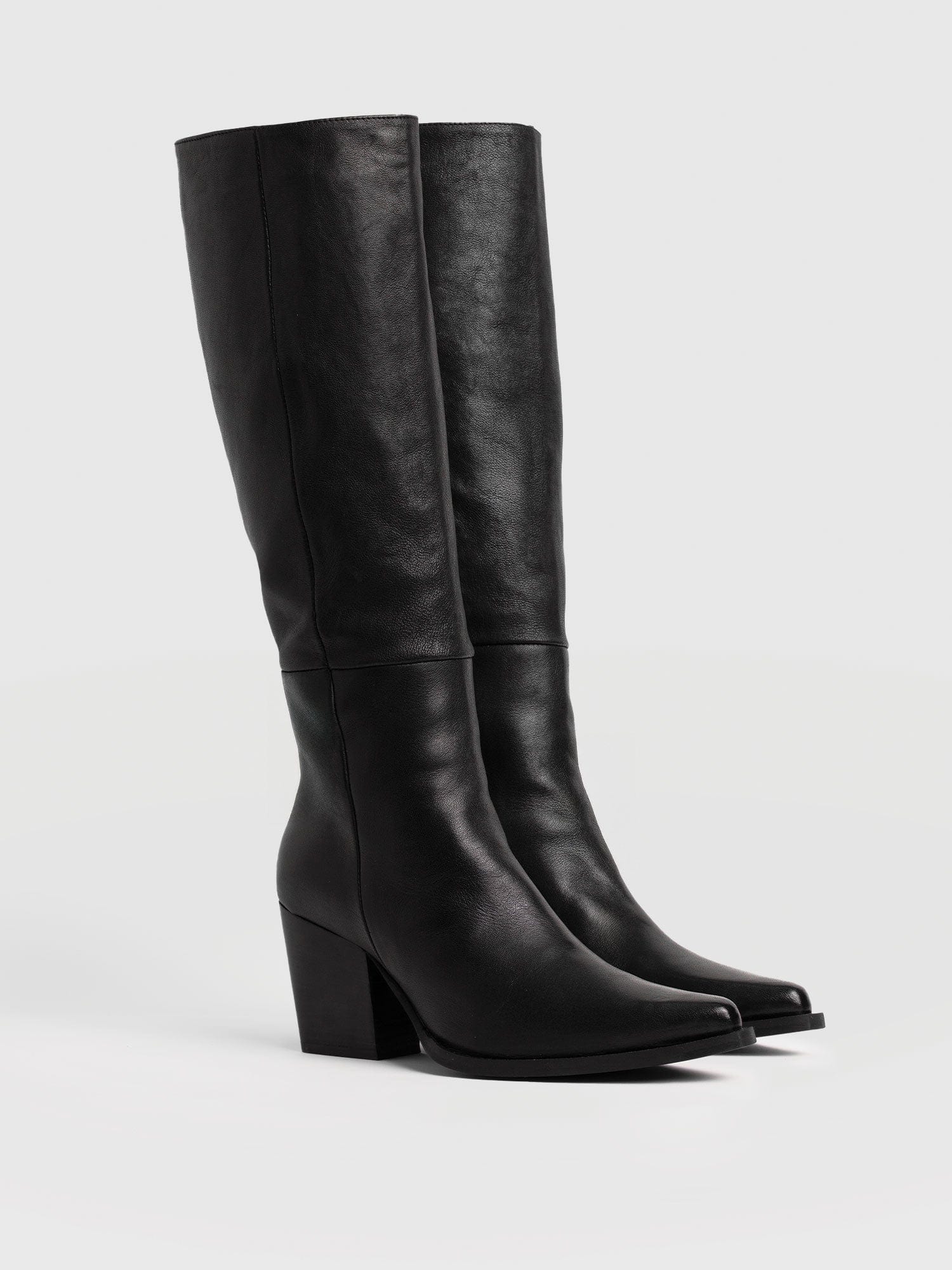 Dallas Knee High Boot - Black