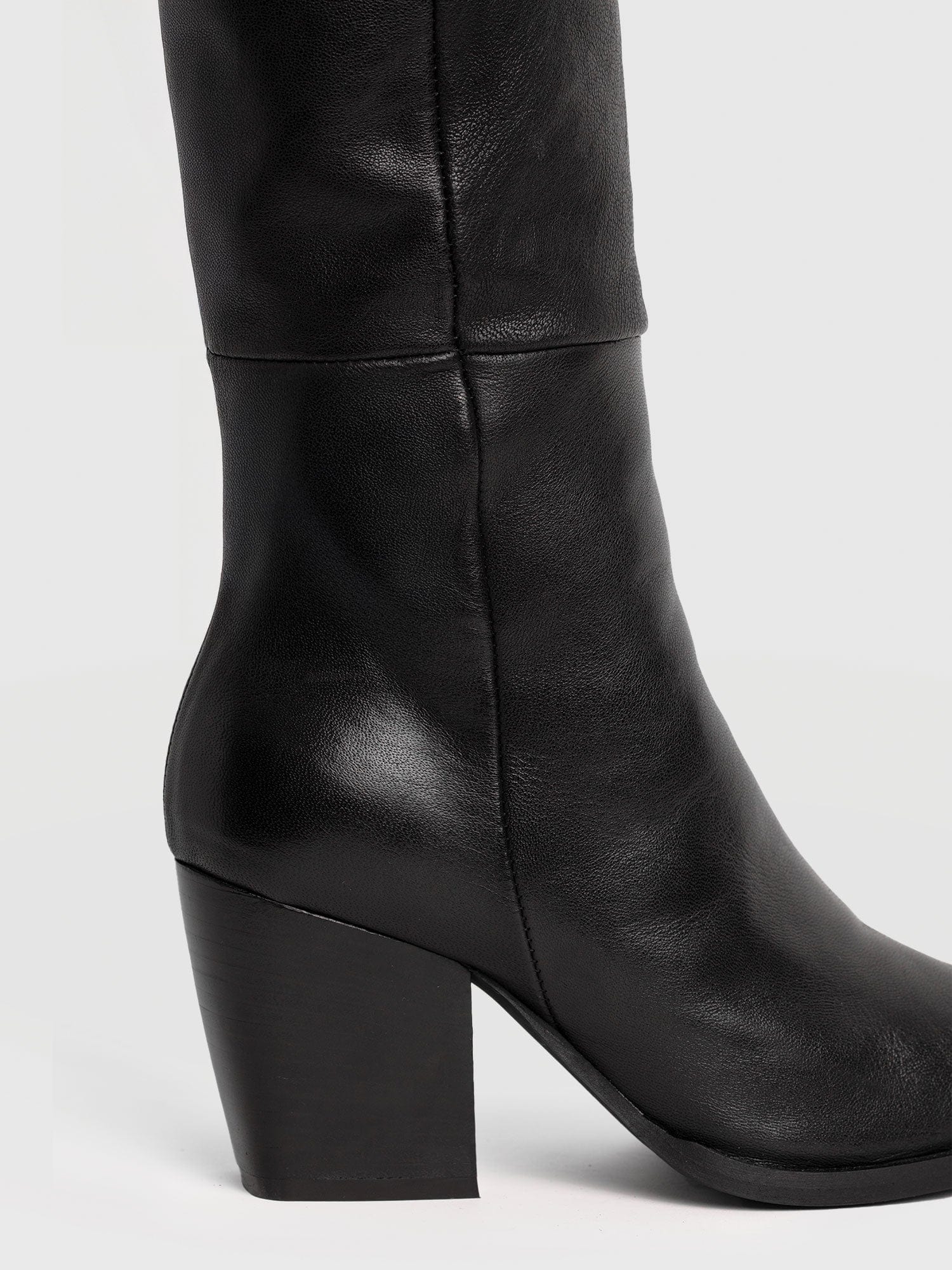 Dallas Knee High Boot - Black