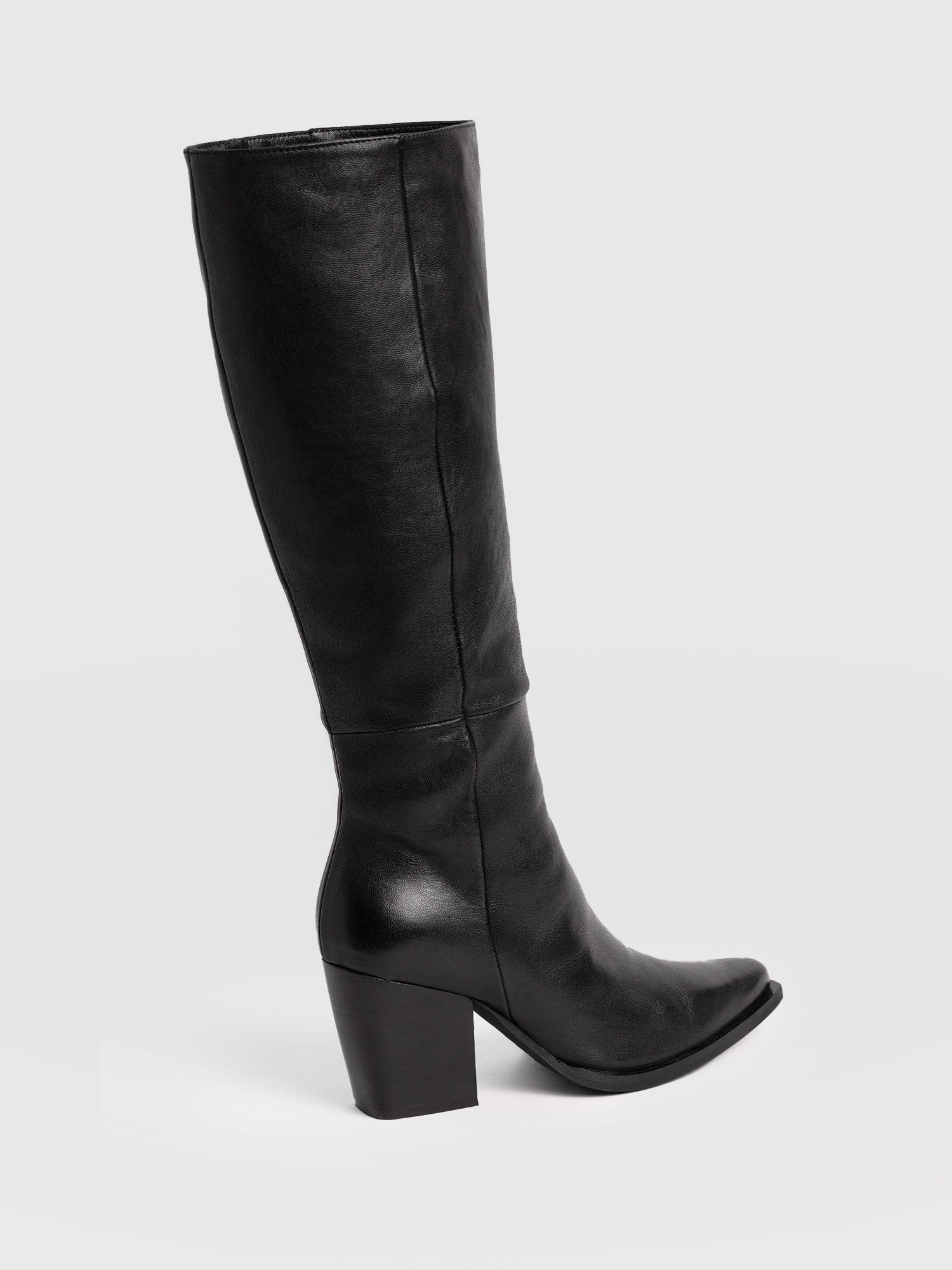 Dallas Knee High Boot - Black
