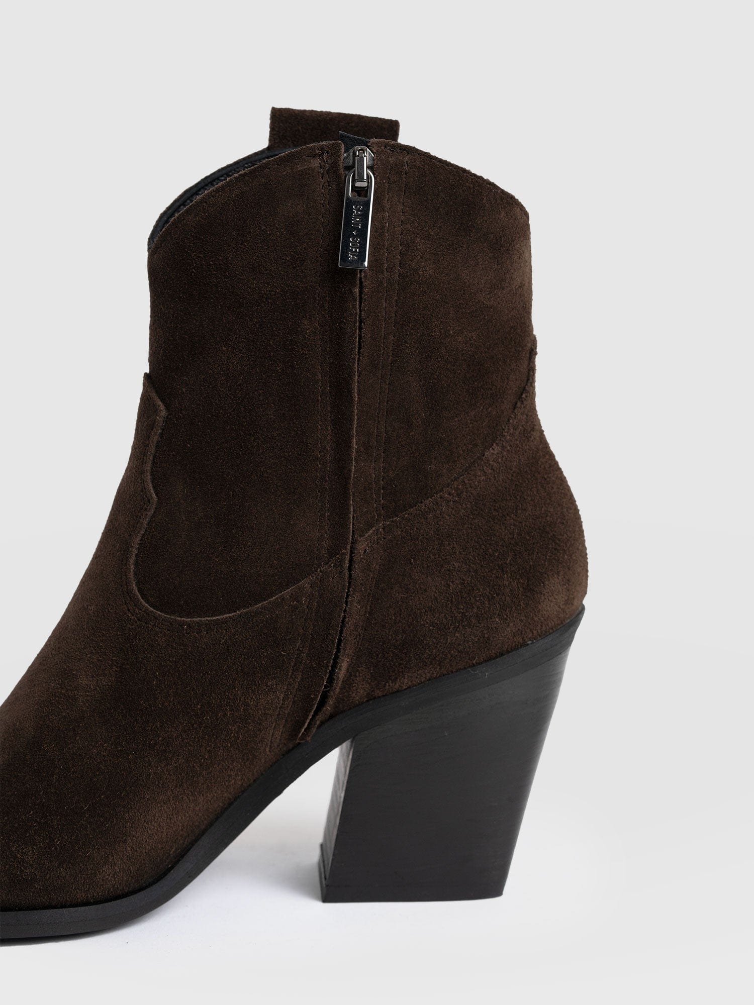 Dallas Mid Boot - Chocolate - Women's Shoes | Saint + Sofia® UK