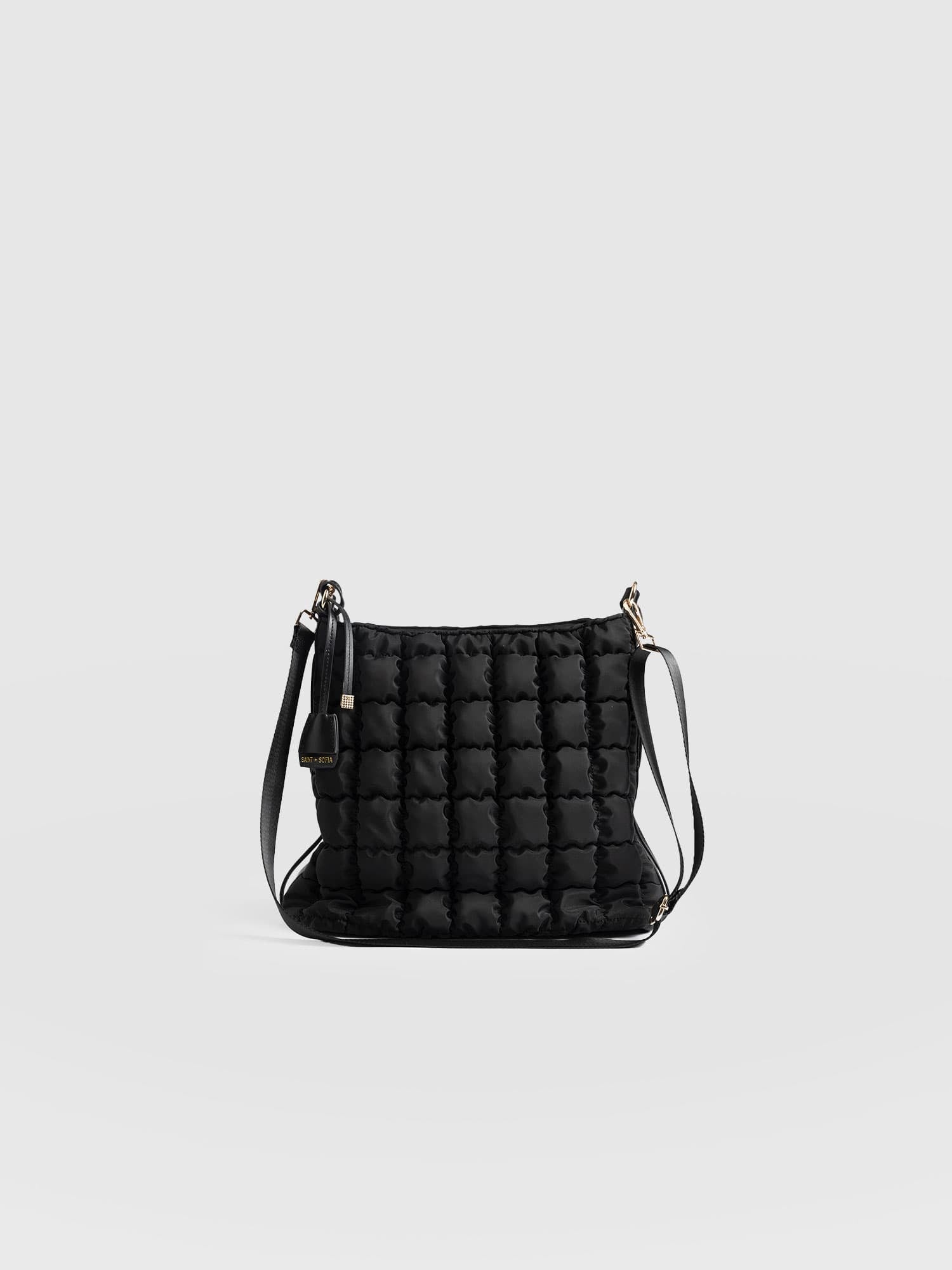 Darcey Puff Tote Bag - Black