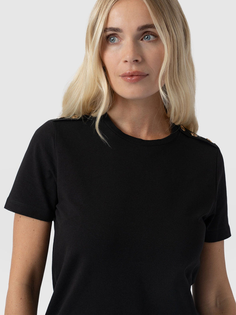 Easy T-Shirt Dress - Black