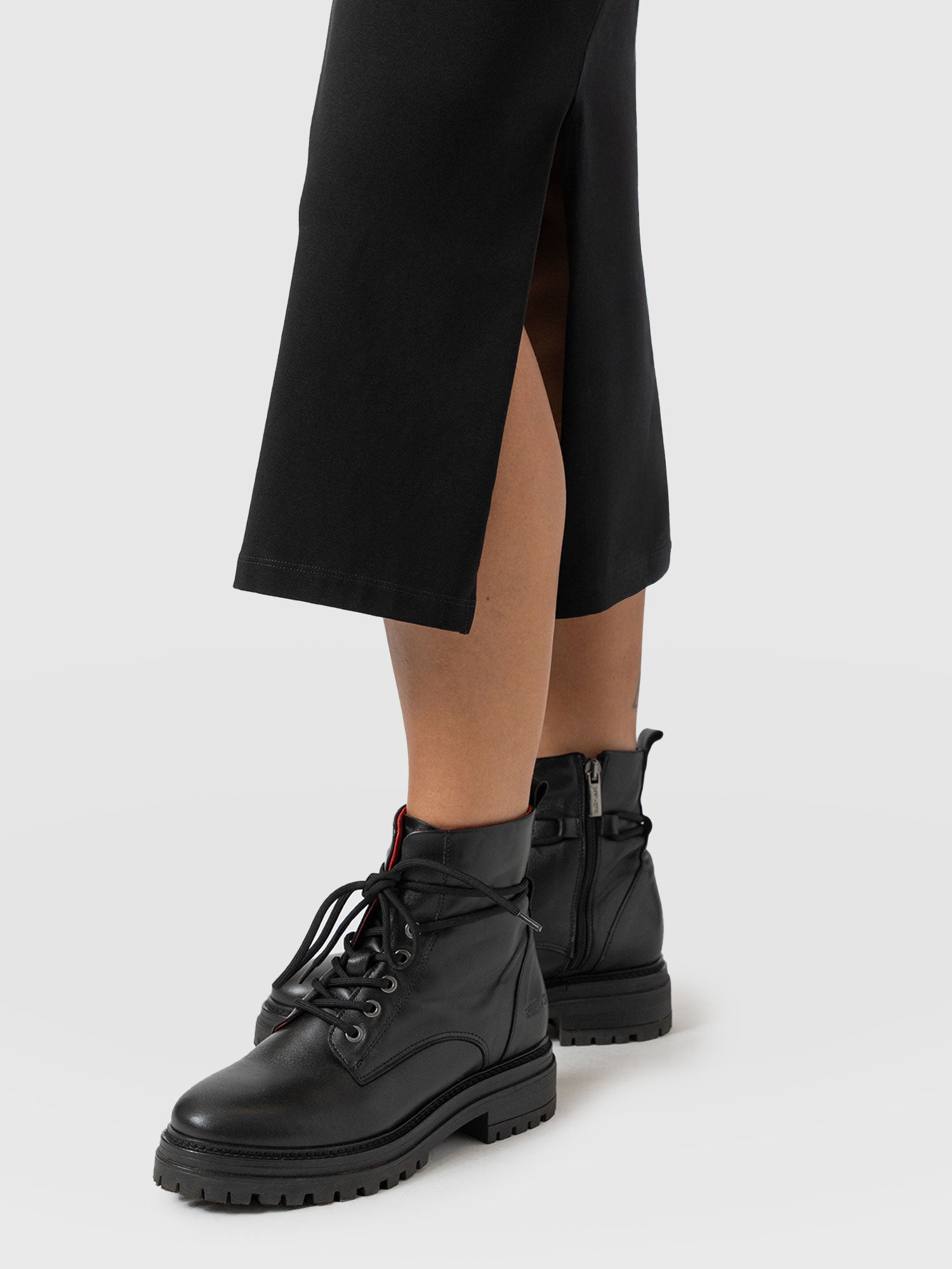 Easy T-Shirt Midi Dress - Black