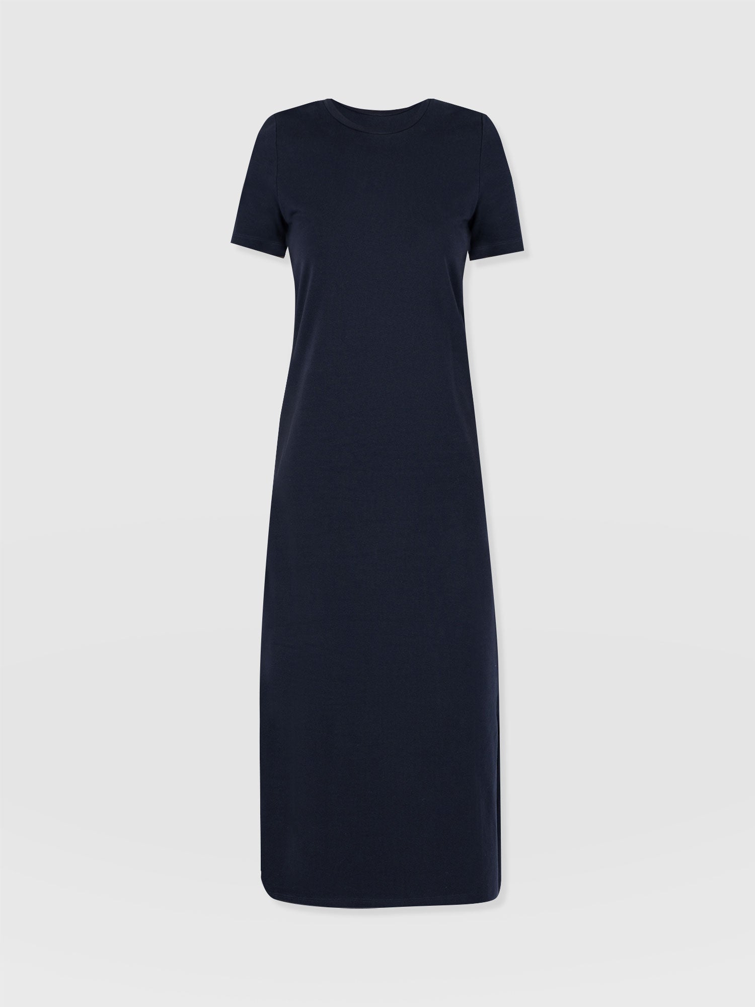 Easy T-Shirt Midi Dress - Navy - Women's Dresss | Saint + Sofia® UK