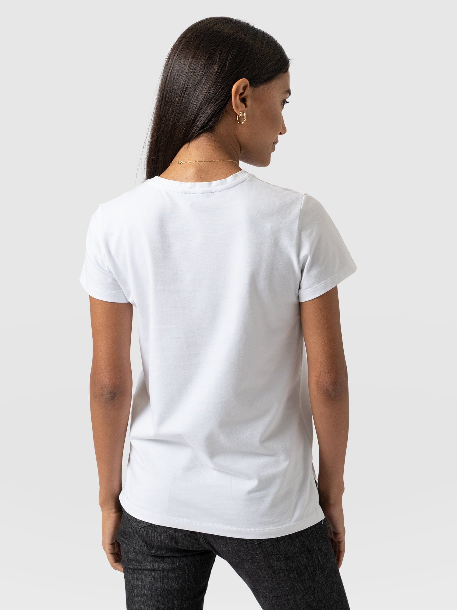 Easy Tee White - Women's T-Shirts | Saint + Sofia® UK