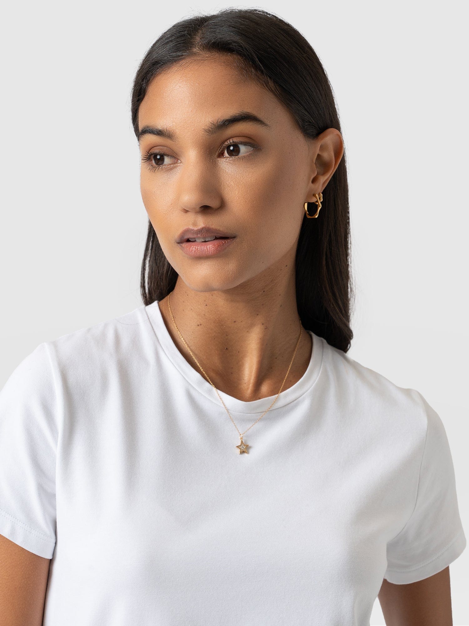 Easy Tee White - Women's T-Shirts | Saint + Sofia® UK