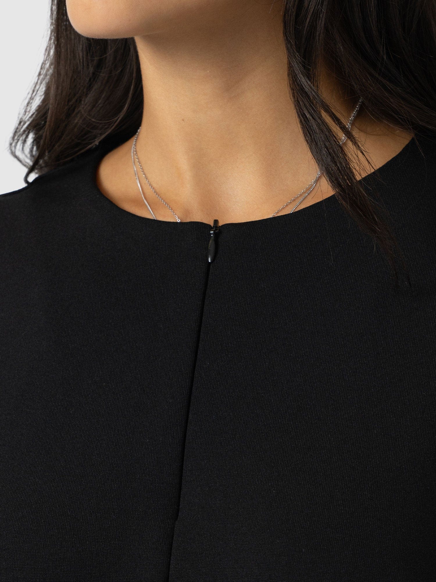 Ella Fit & Flare Dress - Black