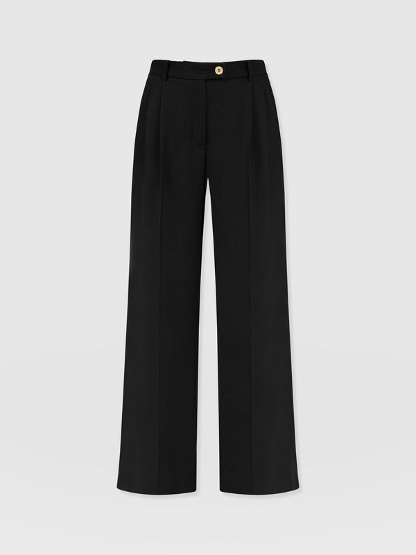 Emery Wide Leg Pant - Black