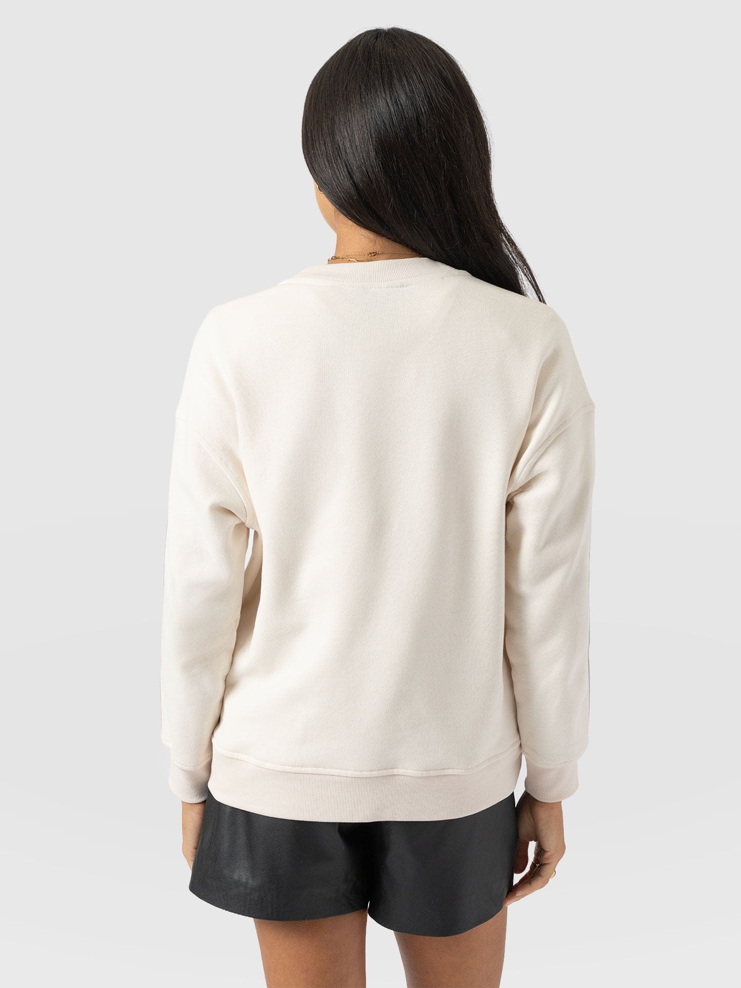 Ennis Sweatshirt - Cream - Black Stripe - Women's Jumpers | Saint and Sofia® UK