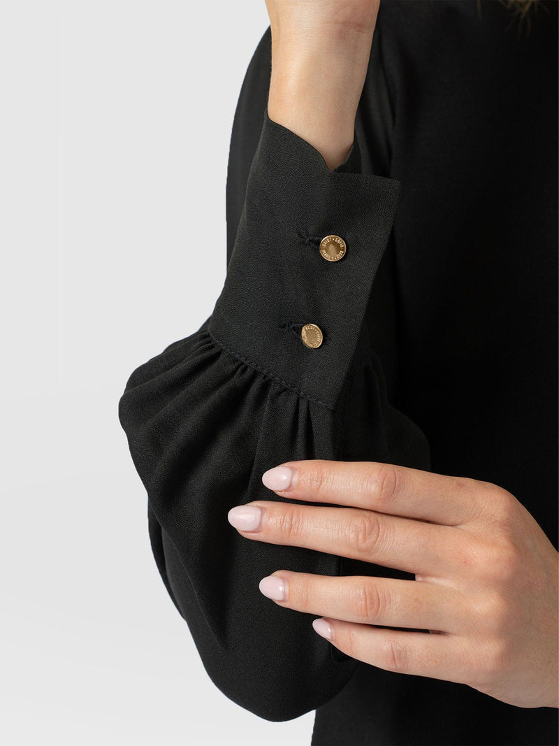 Esme Zip Up Dress - Black