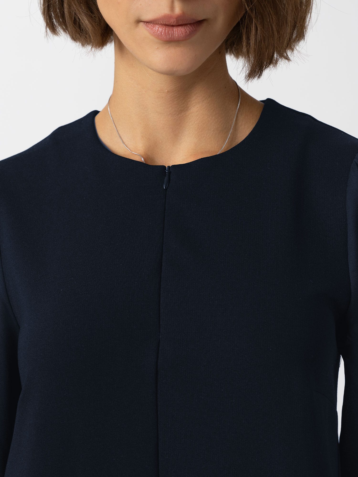 Esme Zip Up Dress Navy - Women's Dresses | Saint + Sofia® UK