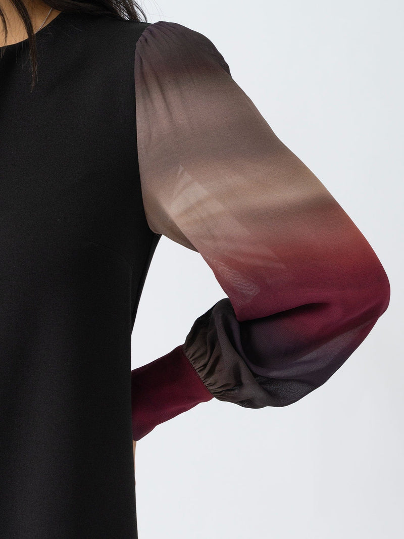 Esme Zip Up Dress - Purple Gradient