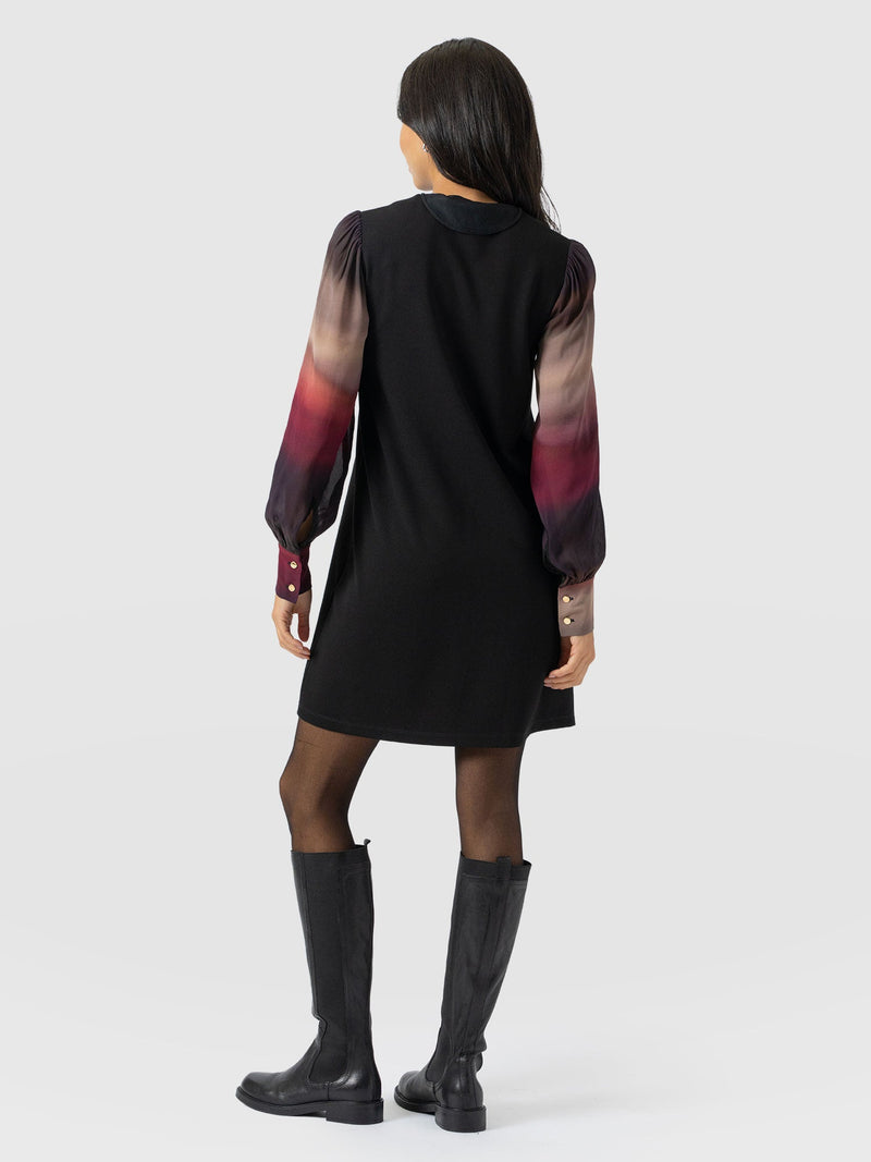 Esme Zip Up Dress - Purple Gradient