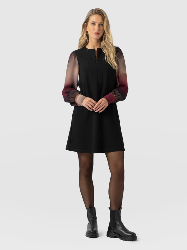 Esme Zip Up Dress - Purple Gradient