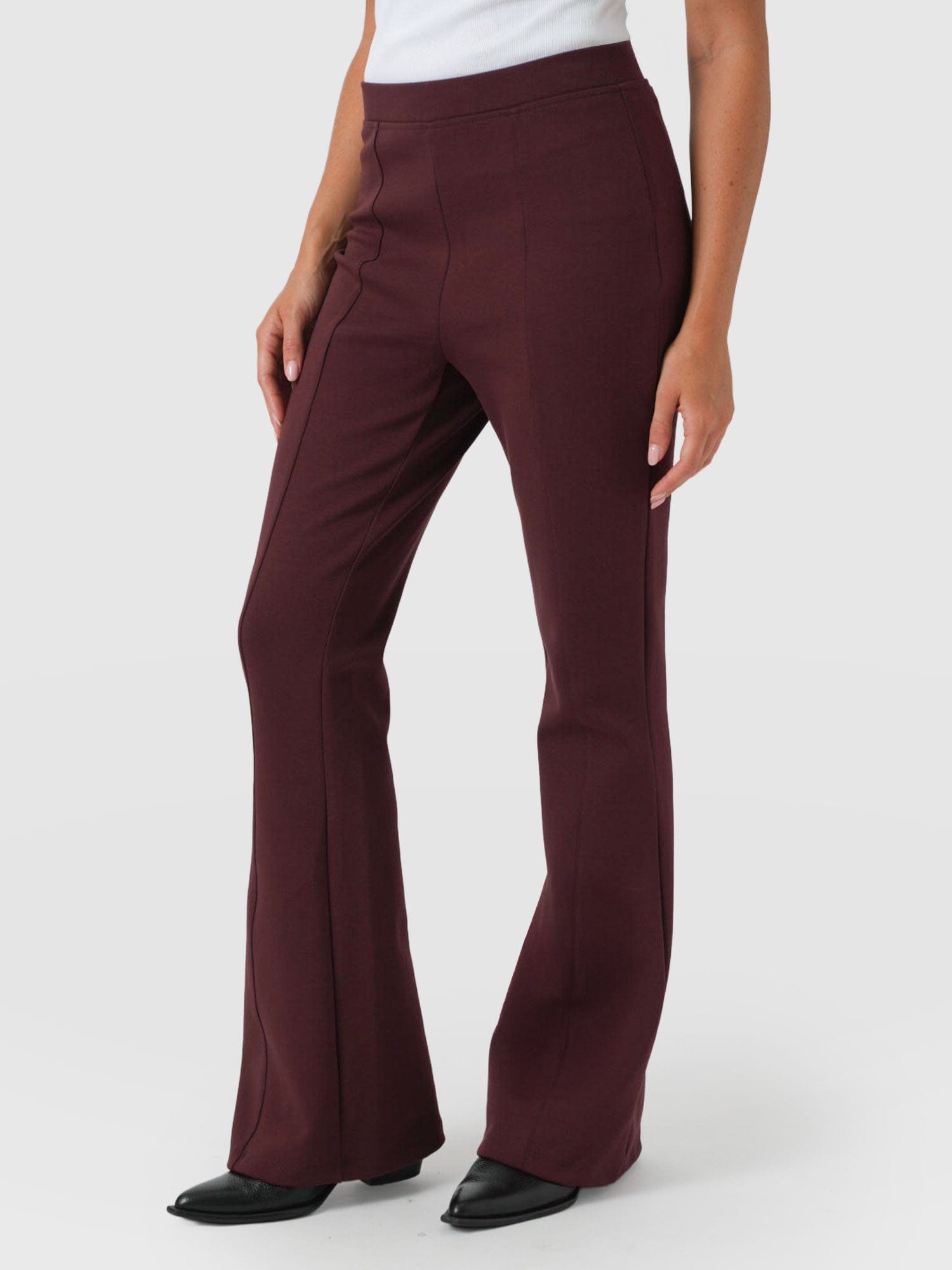 Fearne Flare Legging - Maroon