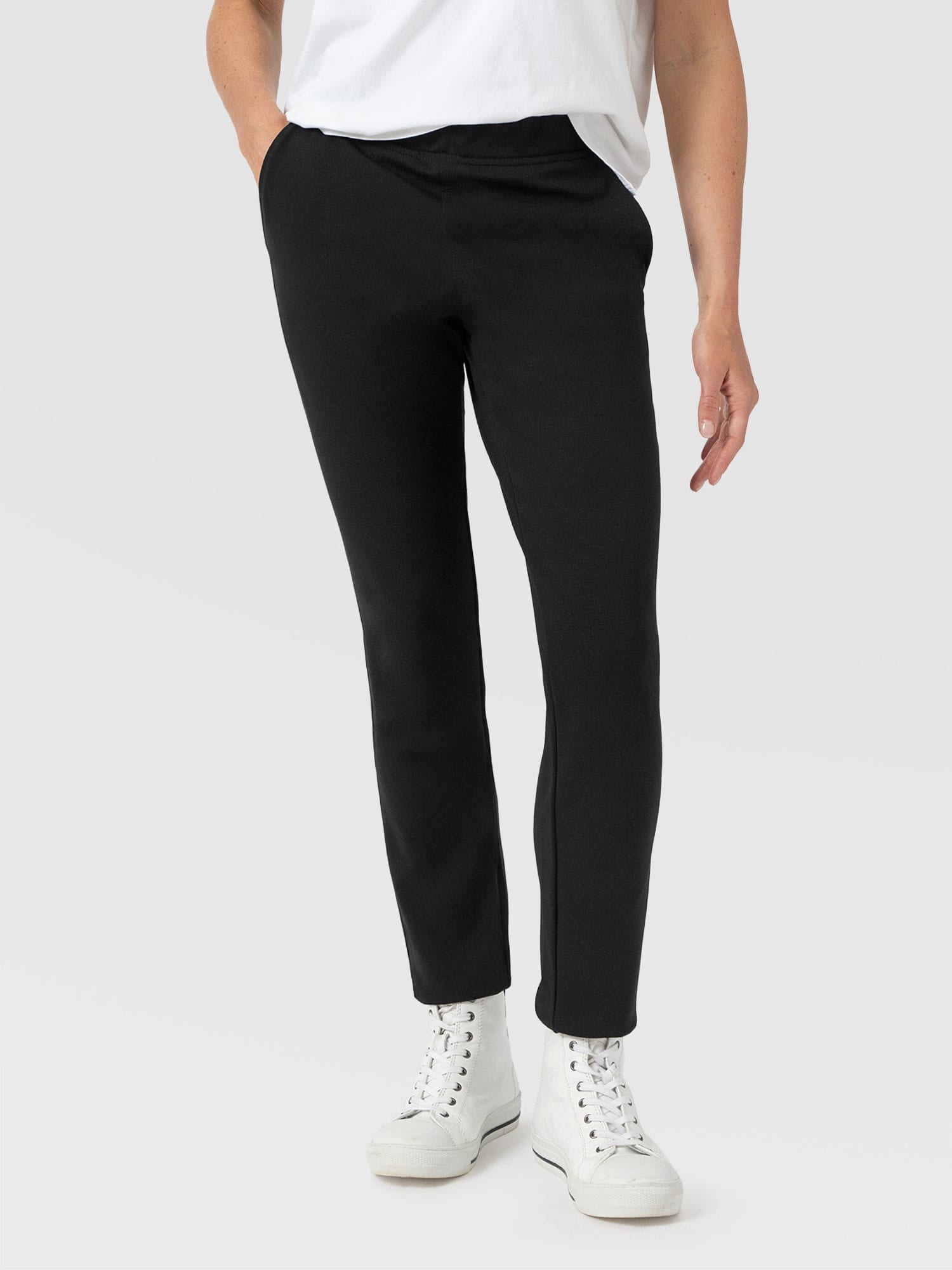 Finsbury Pant Black - Women's Trousers | Saint + Sofia® UK