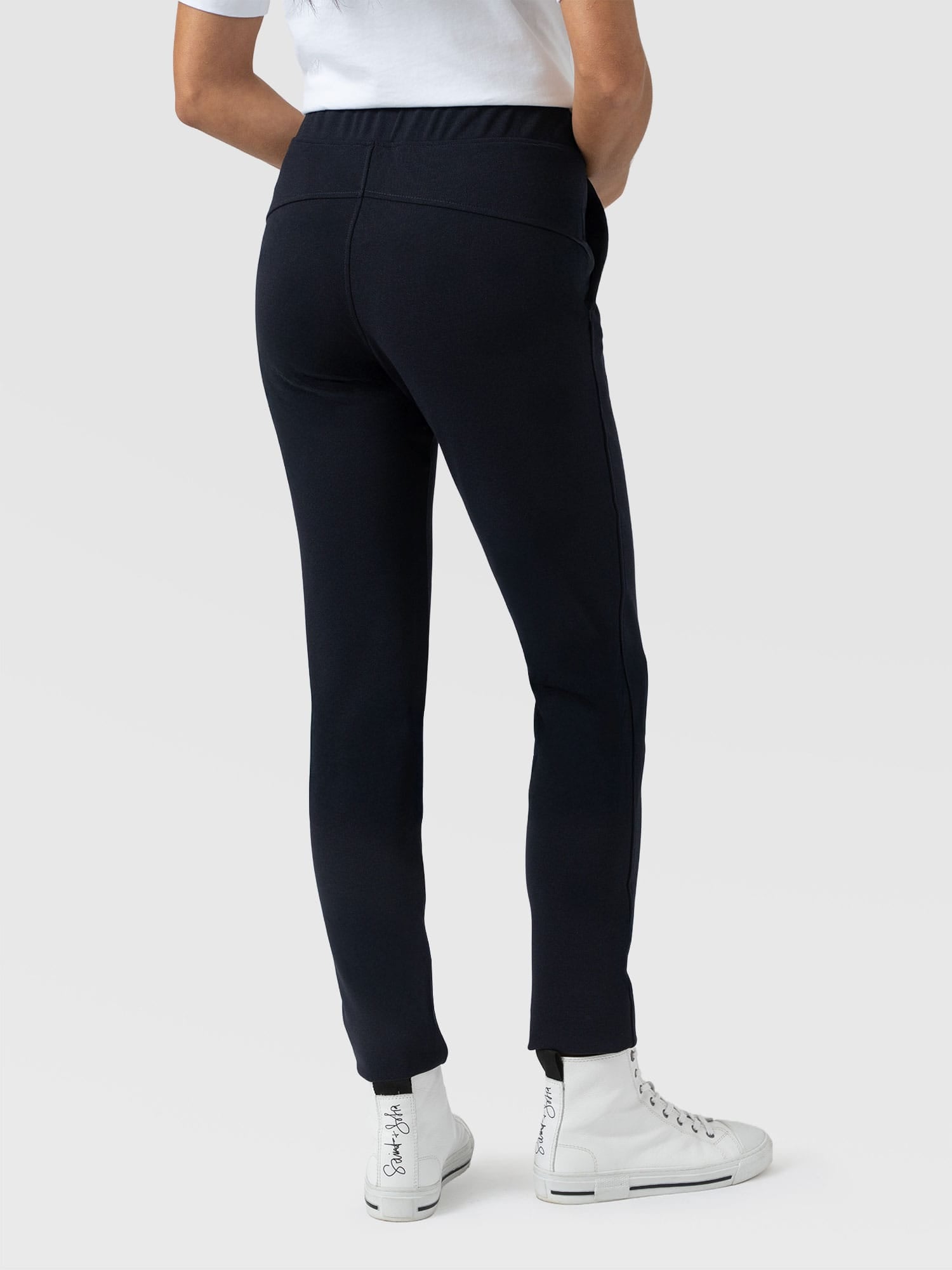 Finsbury Pant Navy - Women's Trousers | Saint + Sofia® UK