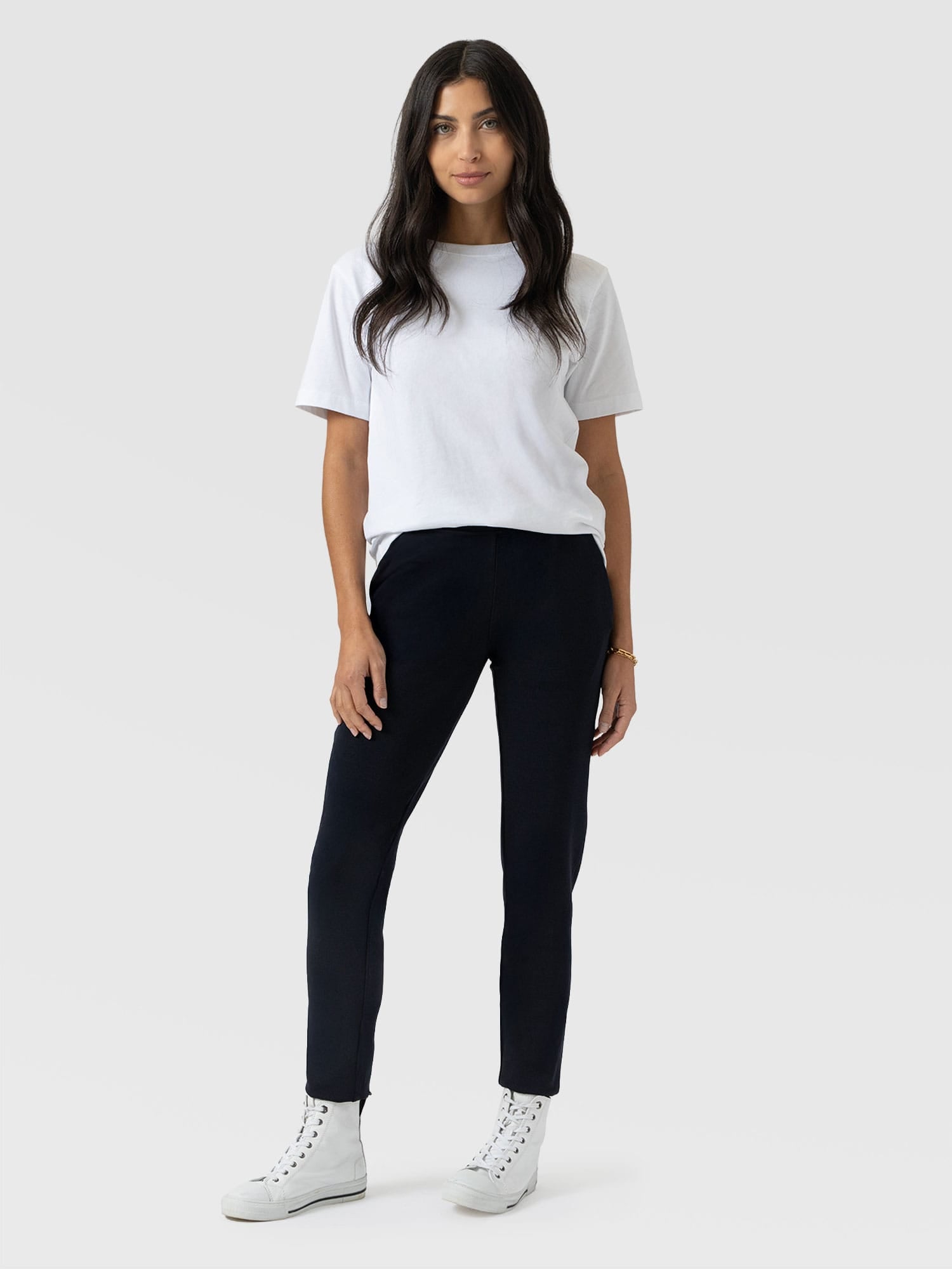 Finsbury Pant Navy - Women's Trousers | Saint + Sofia® UK