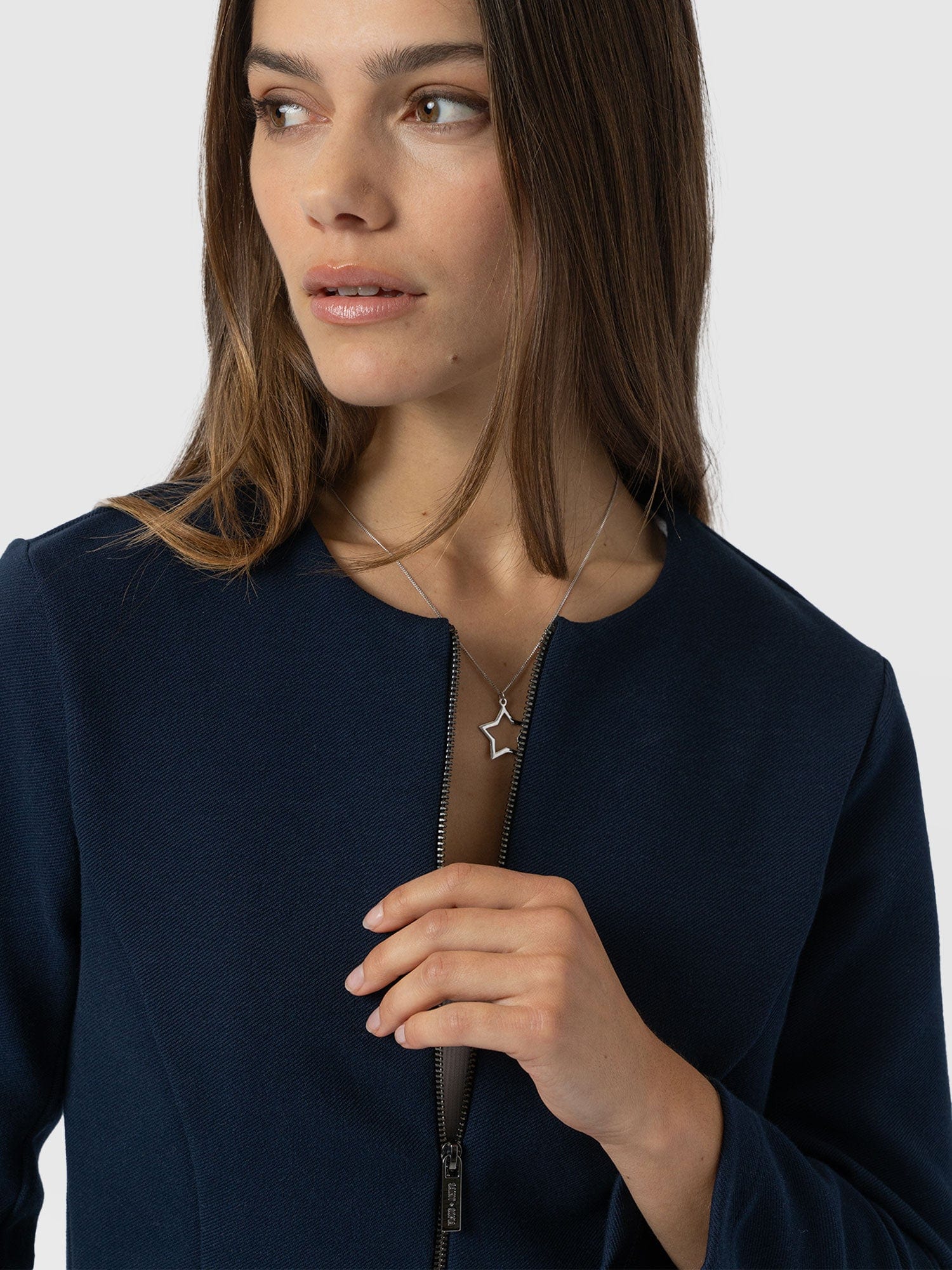 Florence Jacket - Navy Twill - Women's Jackets | Saint + Sofia® UK