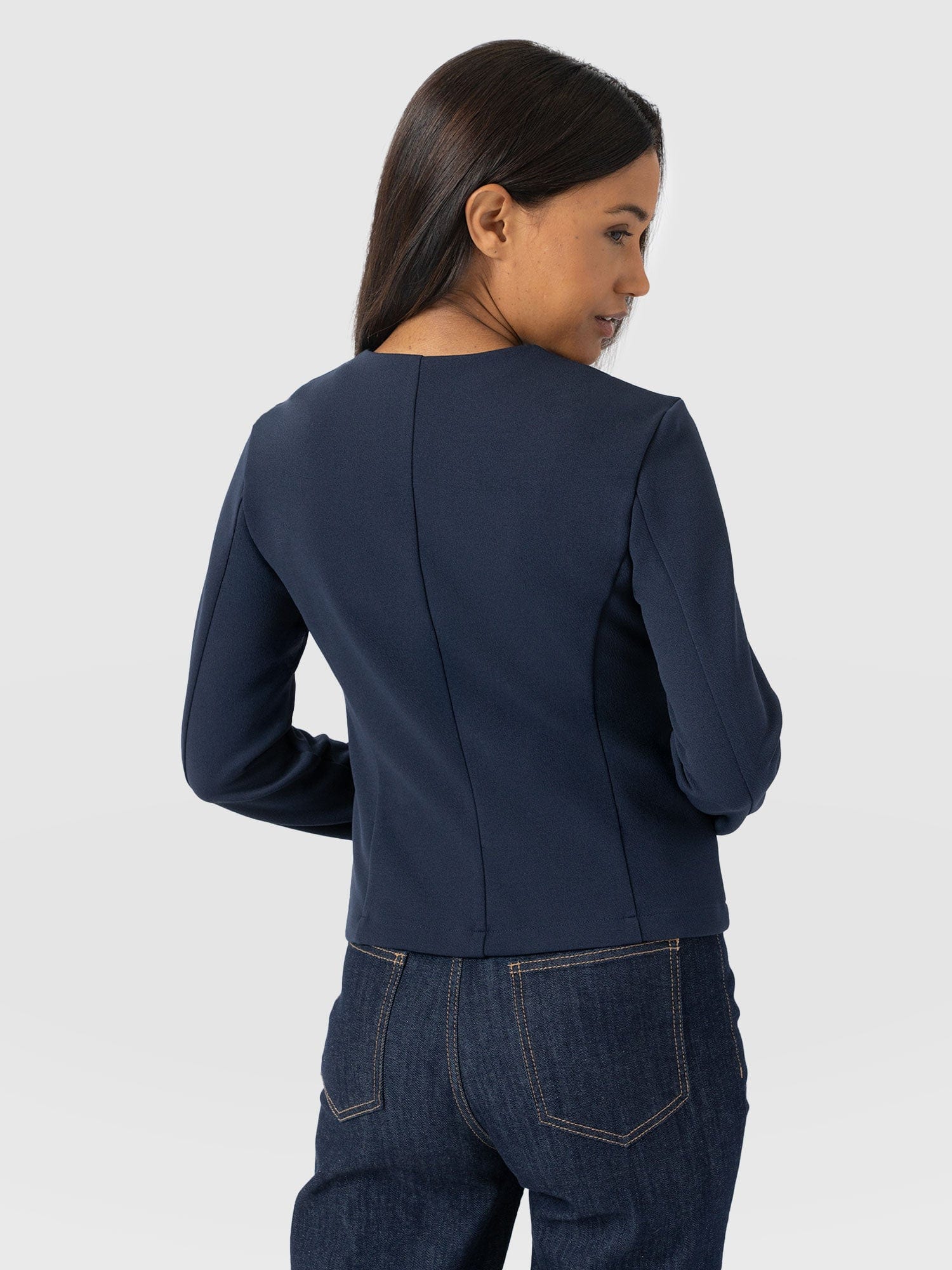 Florence Jacket - Navy - Women's Jackets | Saint + Sofia® UK