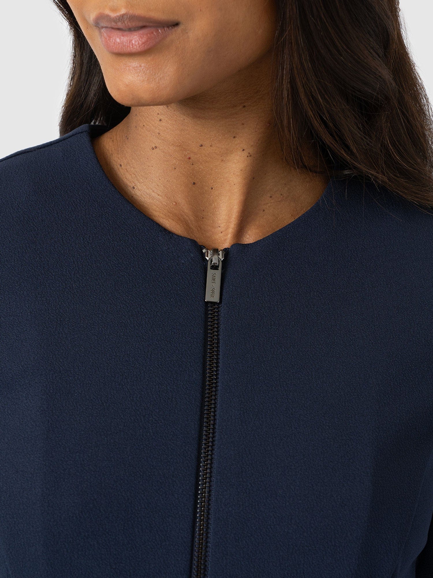 Florence Jacket - Navy - Women's Jackets | Saint + Sofia® UK