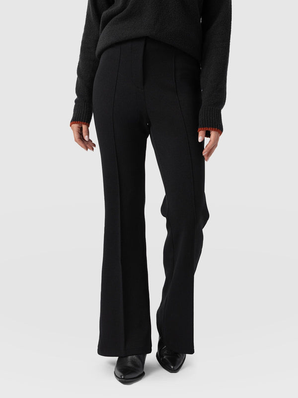 Freya Flared Trouser - Black