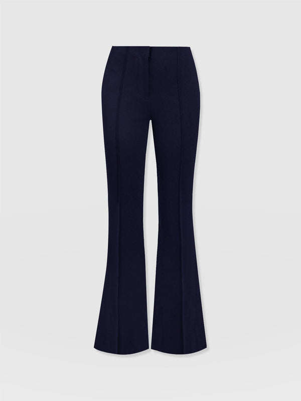 Freya Flared Trouser - Navy
