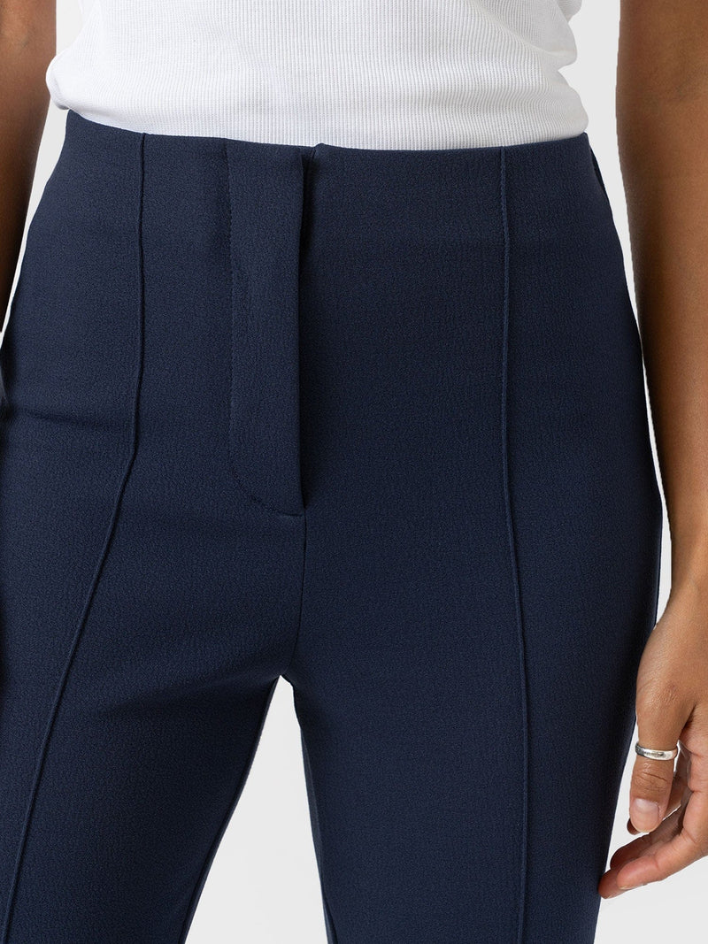 Freya Flared Trouser - Navy