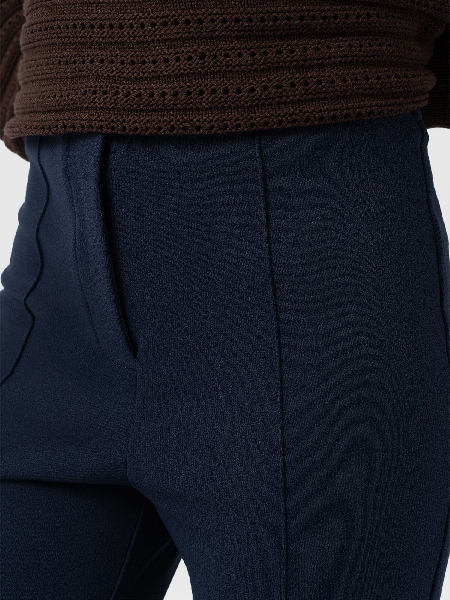 Freya Flared Trouser - Navy