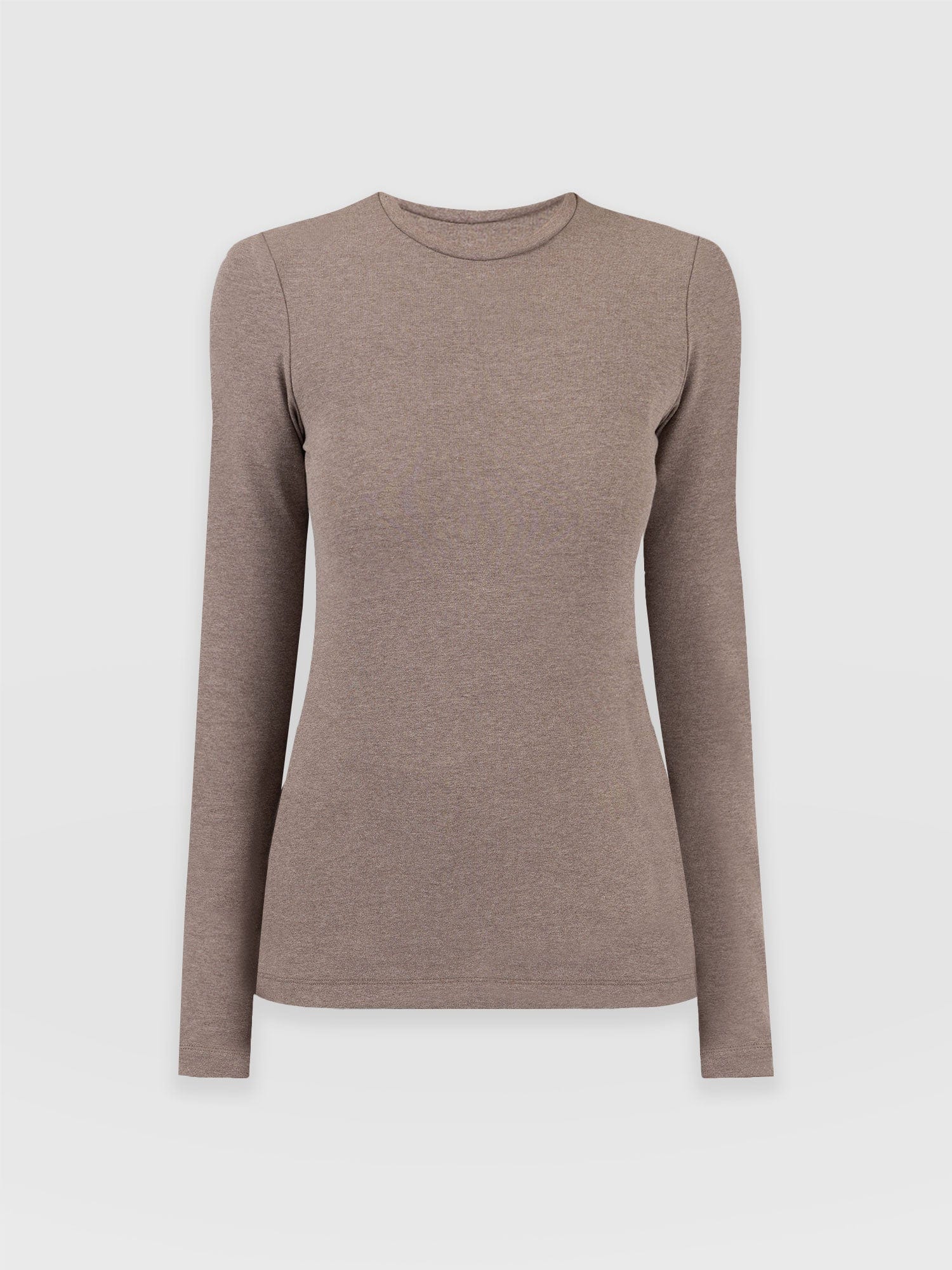 Glen Crew Neck Tee Coco  - Women's T-Shirts | Saint and Sofia® UK
