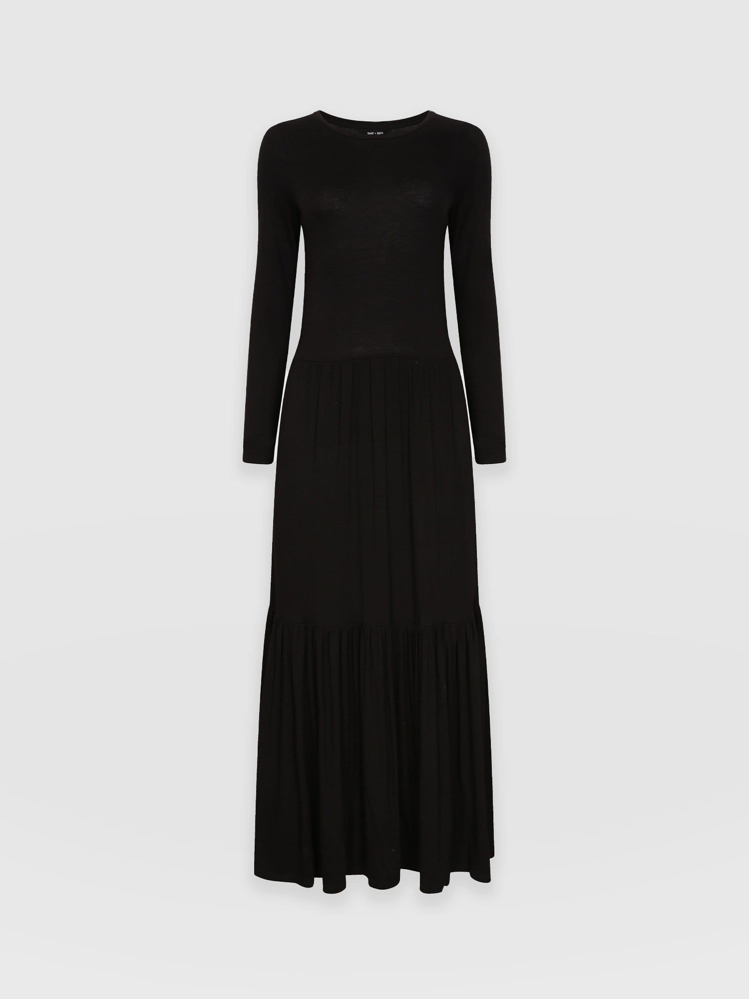 Greenwich Dress Black Sleeves - Women's Dresses | Saint + Sofia® UK