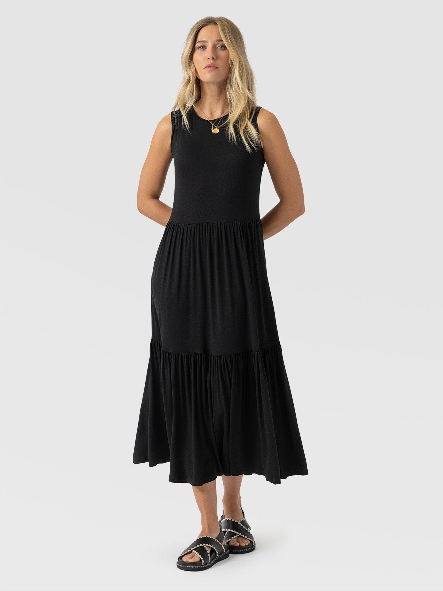 Greenwich Dress - Jersey Black