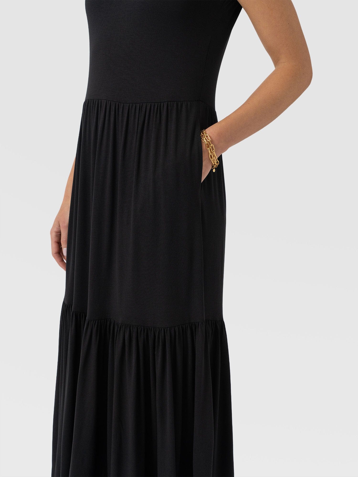 Greenwich Dress - Jersey Black
