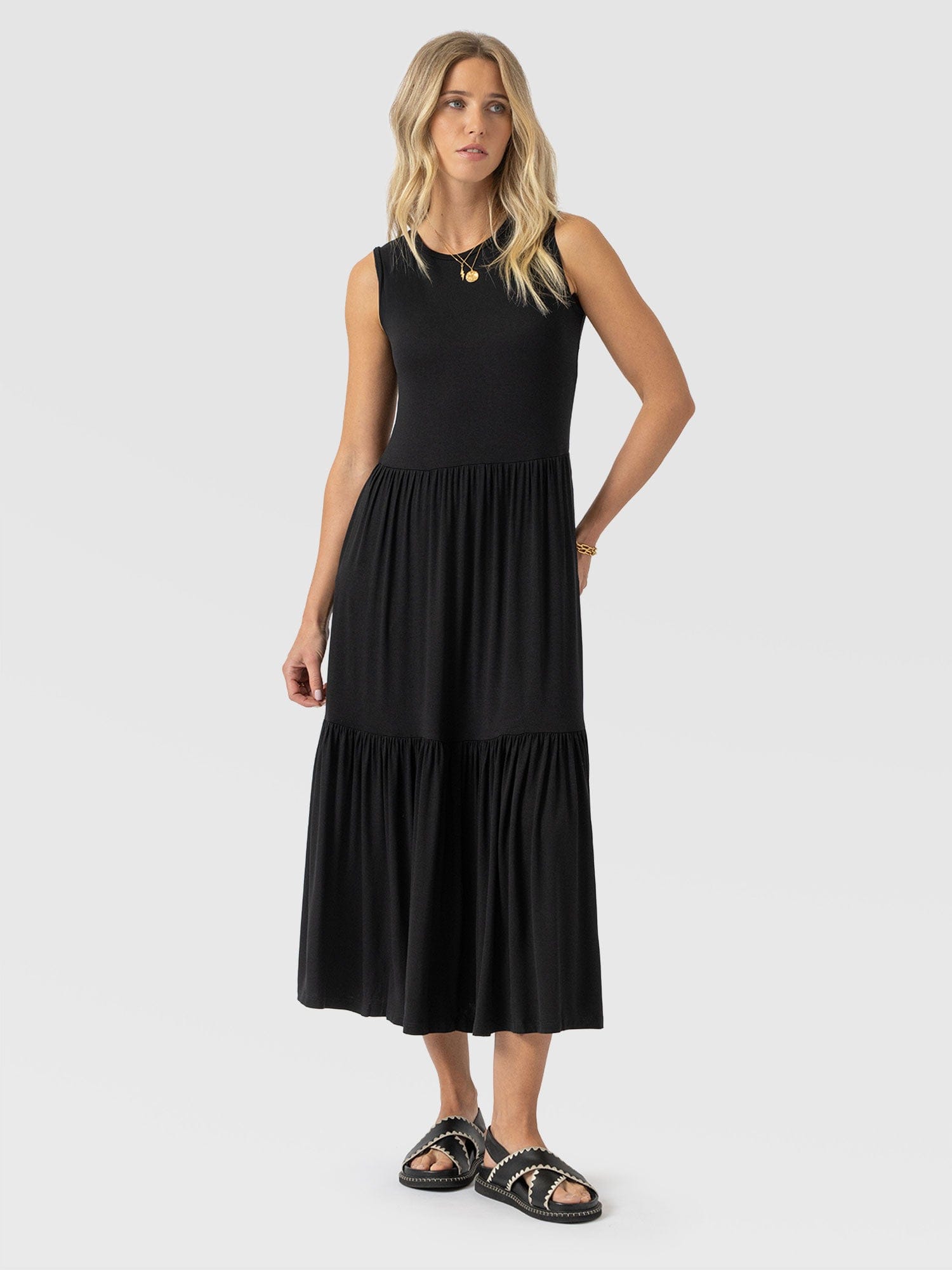 Greenwich Dress - Jersey Black