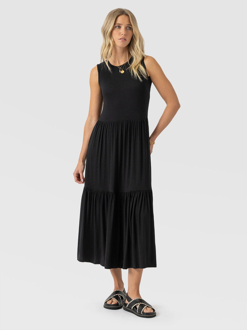 Greenwich Dress - Jersey Black
